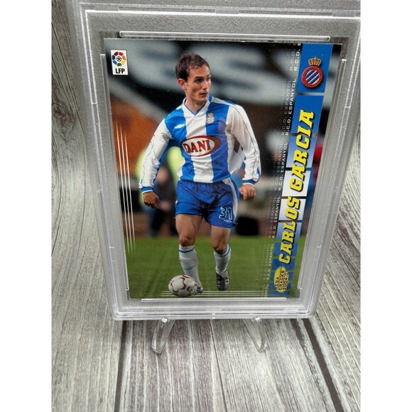 2004 PANINI SPORTS Carlos GARCIA MEGA CRACKS #114 RCD Espanyol La Liga PSA 7 - Picture 5 of 10